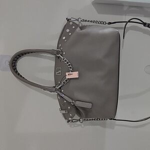 Victoria's Secret Gray Studded Satchel